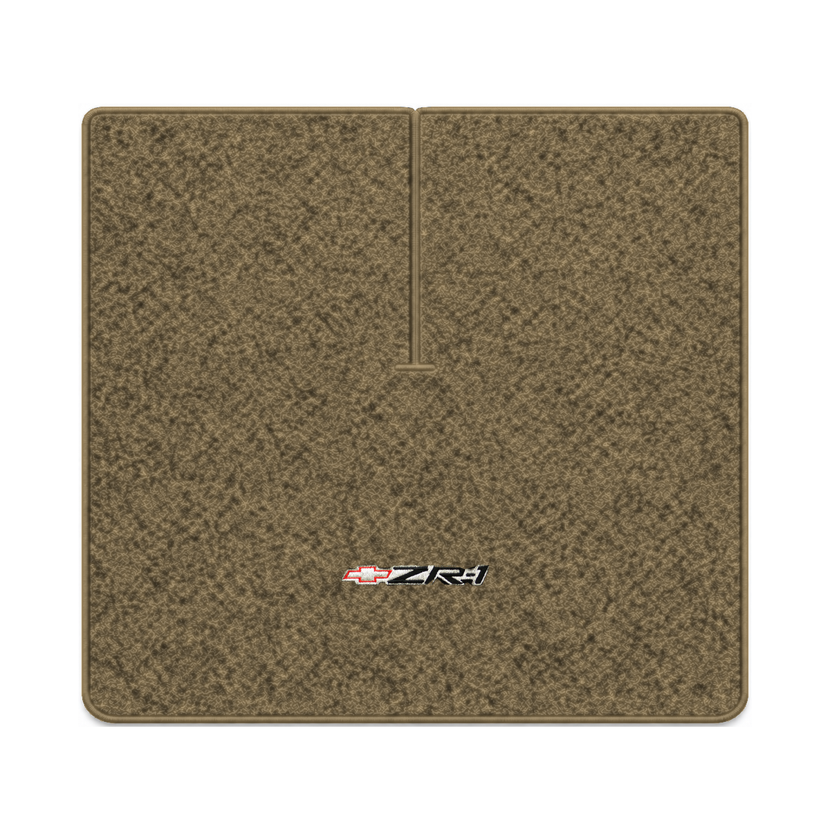 Illustration of 1984 Chevrolet Corvette coupe cargo mat with the #120 ZR1 Corvette logo in Cutpil...