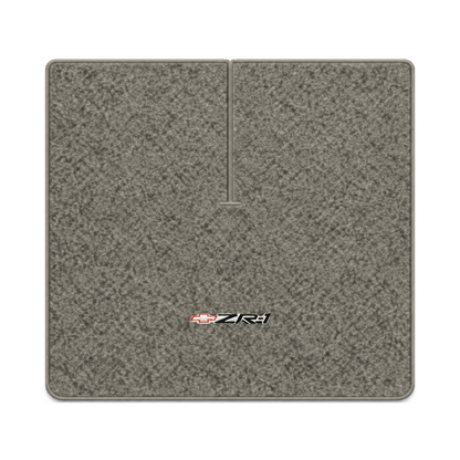 Illustration of 1984 Chevrolet Corvette coupe cargo mat with the #120 ZR1 Corvette logo in Cutpil...