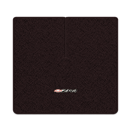 Illustration of 1984 Chevrolet Corvette coupe cargo mat with the #120 ZR1 Corvette logo in Cutpil...