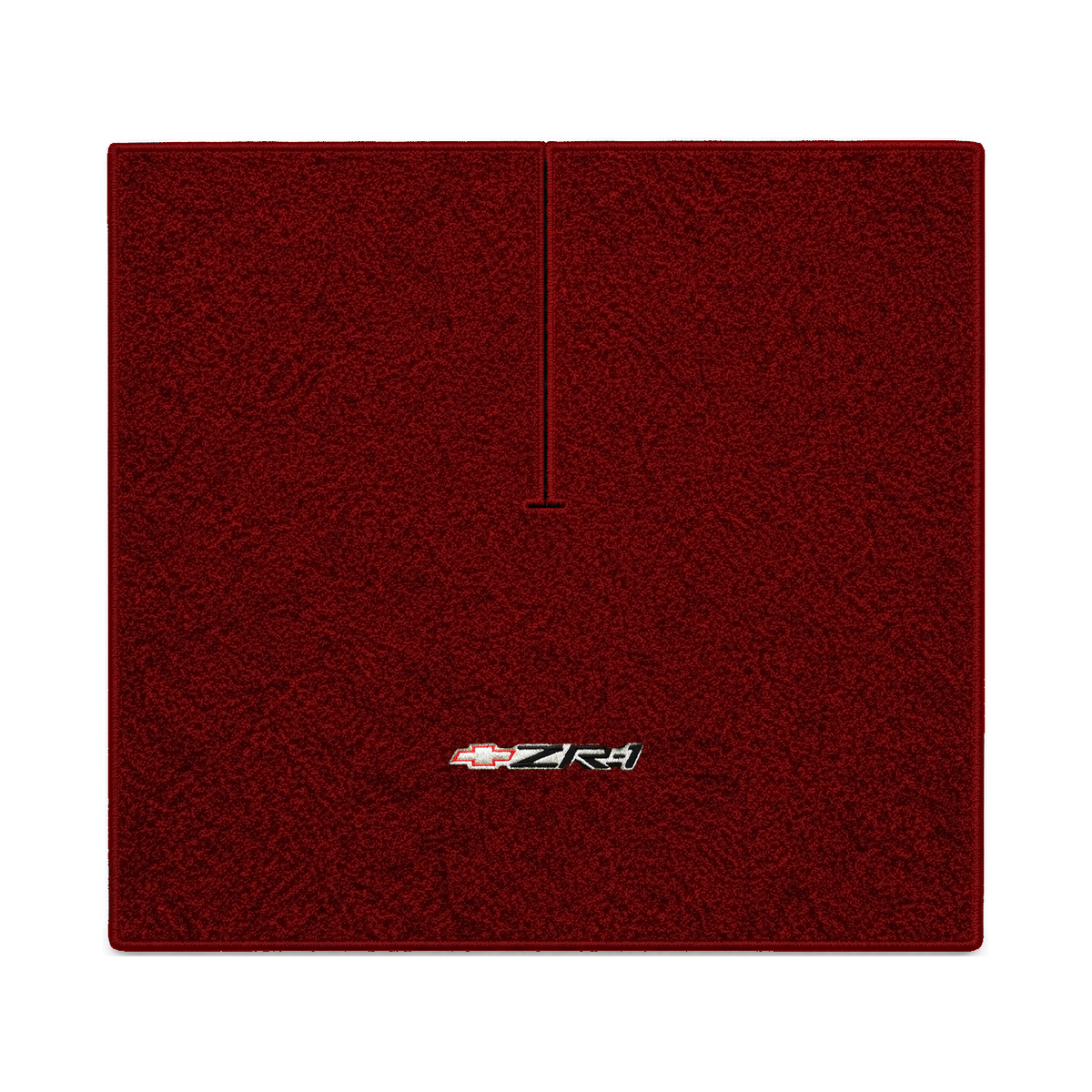 Illustration of 1984 Chevrolet Corvette coupe cargo mat with the #120 ZR1 Corvette logo in Essex ...