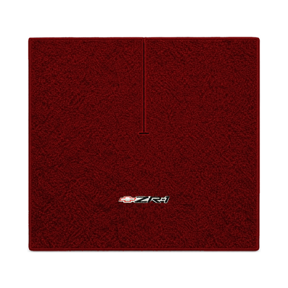 Illustration of 1984 Chevrolet Corvette coupe cargo mat with the #120 ZR1 Corvette logo in Essex ...