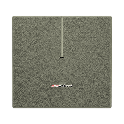 Illustration of 1984 Chevrolet Corvette coupe cargo mat with the #120 ZR1 Corvette logo in Essex ...