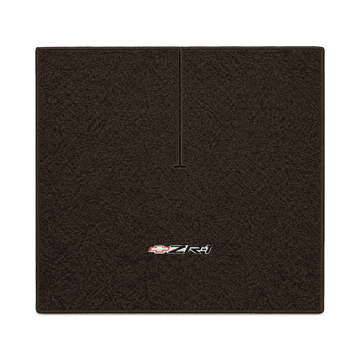 Illustration of 1984 Chevrolet Corvette coupe cargo mat with the #120 ZR1 Corvette logo in Essex ...