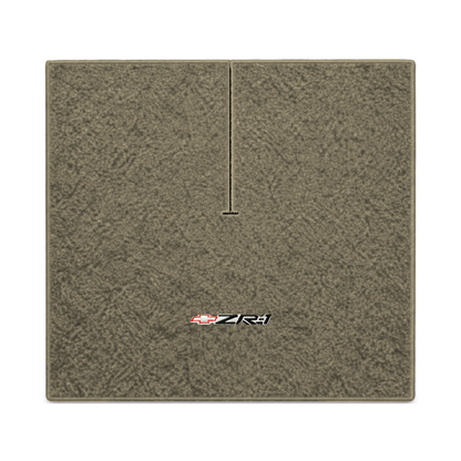 Illustration of 1984 Chevrolet Corvette coupe cargo mat with the #120 ZR1 Corvette logo in Essex ...