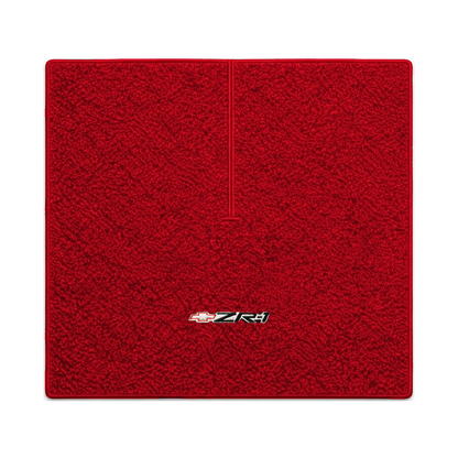 Illustration of 1994 Chevrolet Corvette coupe cargo mat with the #120 ZR1 Corvette logo in Truvet...