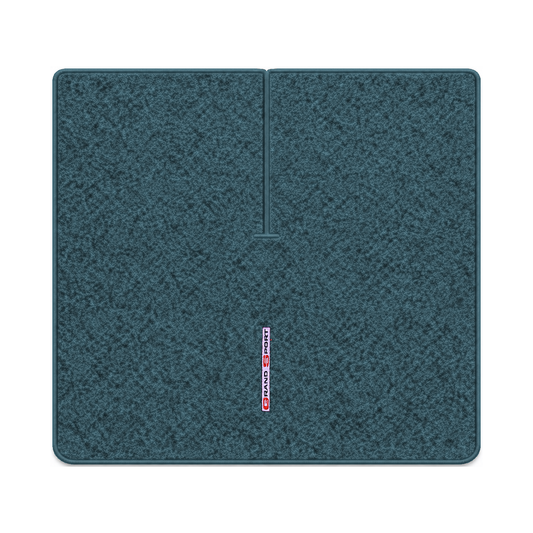 Illustration of 1990 Chevrolet Corvette coupe cargo mat with the #127 Grand Sport logo in Cutpile...