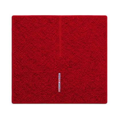 Illustration of 1996 Chevrolet Corvette coupe cargo mat with the #127 Grand Sport logo in Truvett...