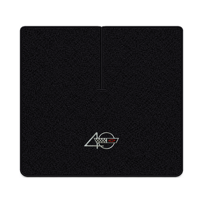 Illustration of 1990 Chevrolet Corvette coupe cargo mat with the #94 40th Anniversary Corvette lo...