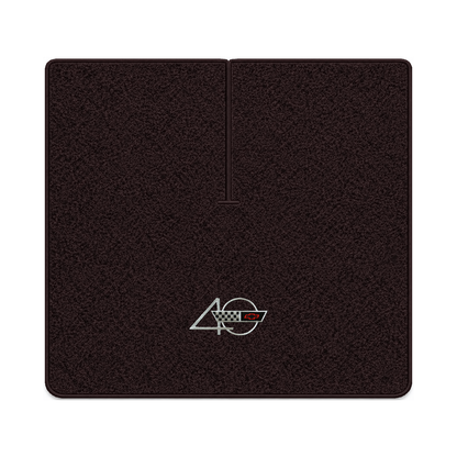 Illustration of 1988 Chevrolet Corvette coupe cargo mat with the #94 40th Anniversary Corvette lo...