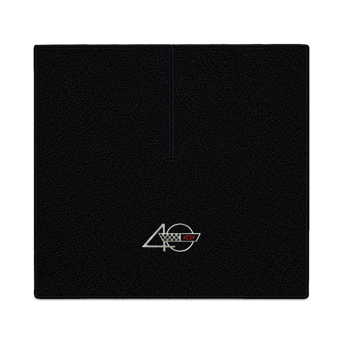 Illustration of 1990 Chevrolet Corvette coupe cargo mat with the #94 40th Anniversary Corvette lo...