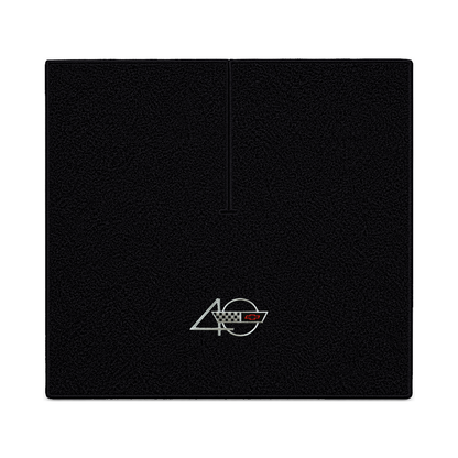 Illustration of 1990 Chevrolet Corvette coupe cargo mat with the #94 40th Anniversary Corvette lo...