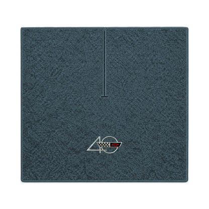 Illustration of 1988 Chevrolet Corvette coupe cargo mat with the #94 40th Anniversary Corvette lo...