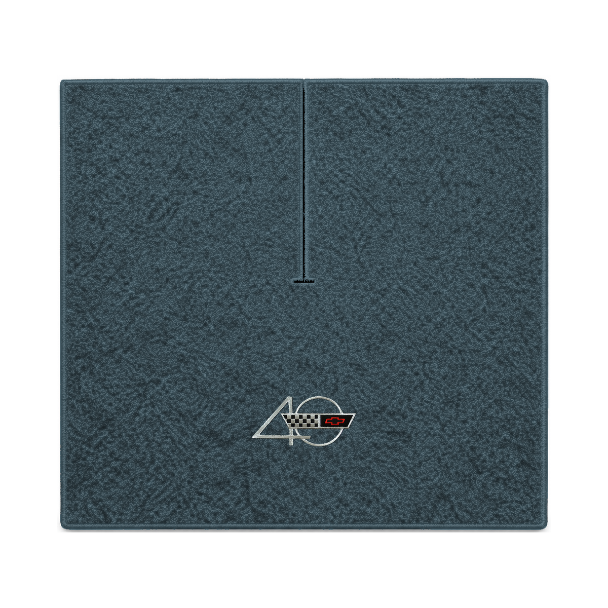 Illustration of 1990 Chevrolet Corvette coupe cargo mat with the #94 40th Anniversary Corvette lo...