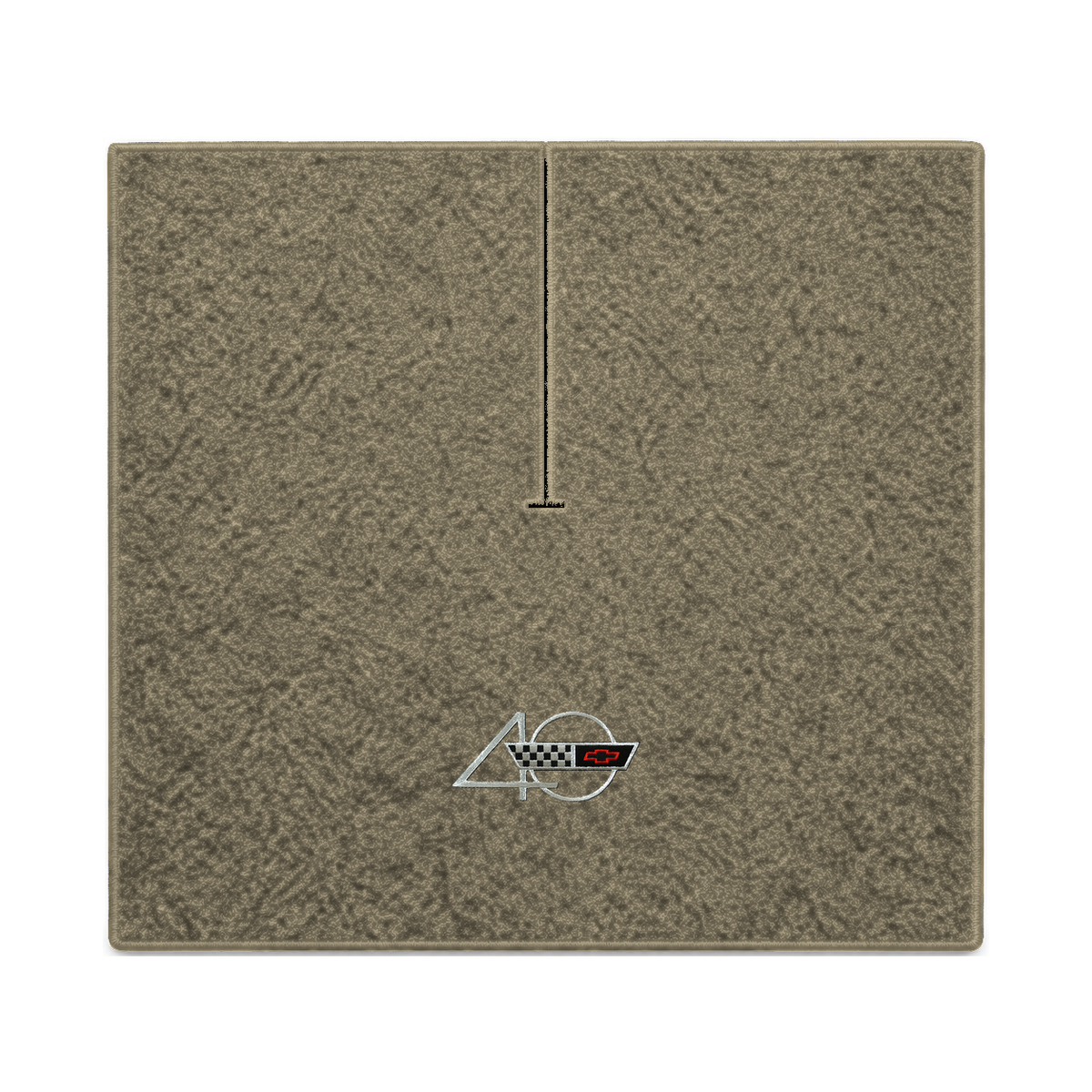 Illustration of 1988 Chevrolet Corvette coupe cargo mat with the #94 40th Anniversary Corvette lo...