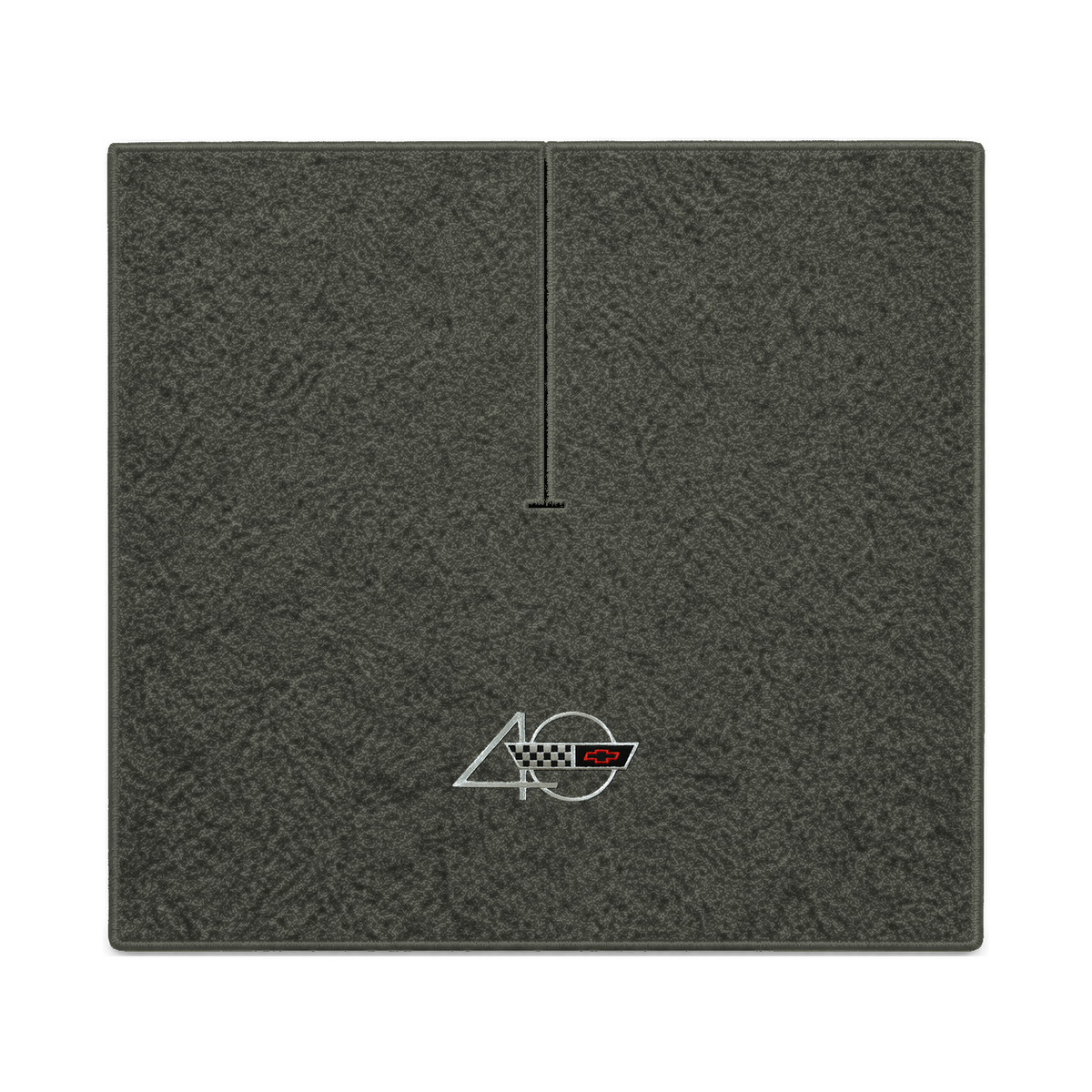 Illustration of 1988 Chevrolet Corvette coupe cargo mat with the #94 40th Anniversary Corvette lo...