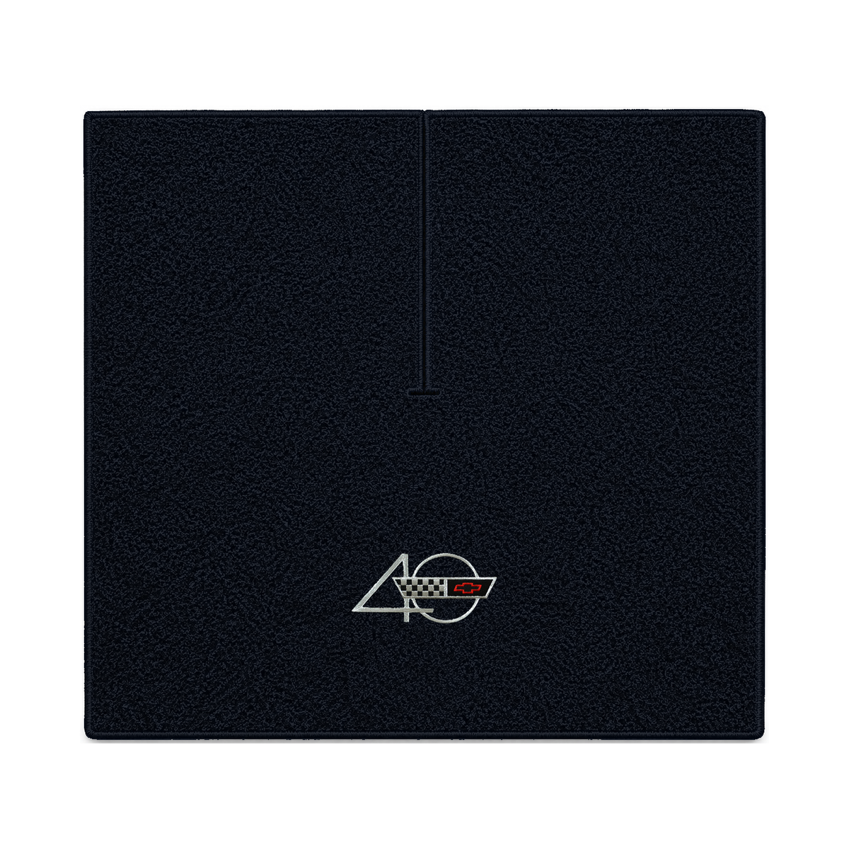 Illustration of 1988 Chevrolet Corvette coupe cargo mat with the #94 40th Anniversary Corvette lo...