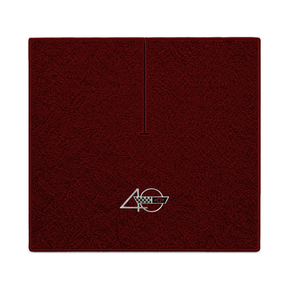 Illustration of 1990 Chevrolet Corvette coupe cargo mat with the #94 40th Anniversary Corvette lo...