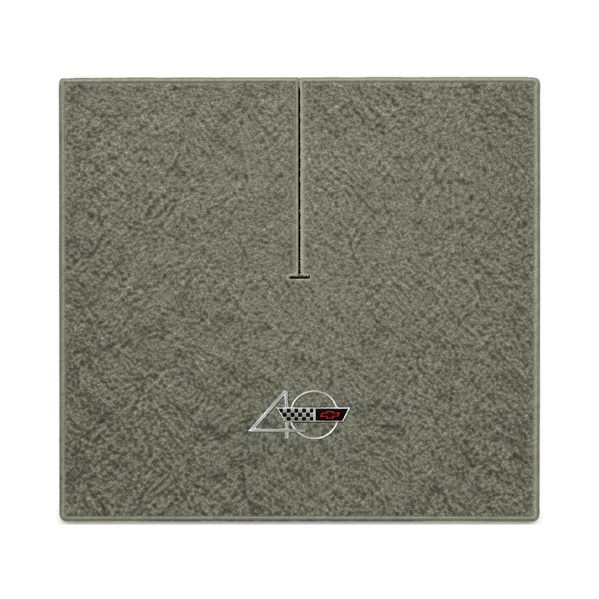 Illustration of 1990 Chevrolet Corvette coupe cargo mat with the #94 40th Anniversary Corvette lo...
