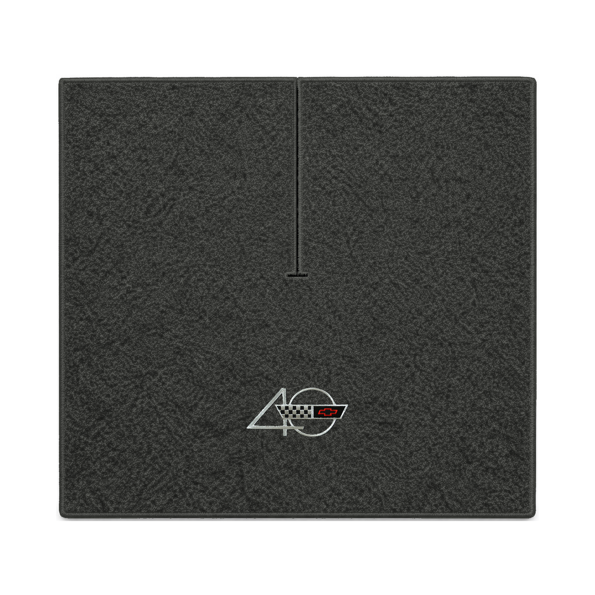 Illustration of 1988 Chevrolet Corvette coupe cargo mat with the #94 40th Anniversary Corvette lo...