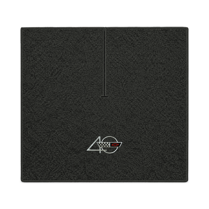 Illustration of 1988 Chevrolet Corvette coupe cargo mat with the #94 40th Anniversary Corvette lo...