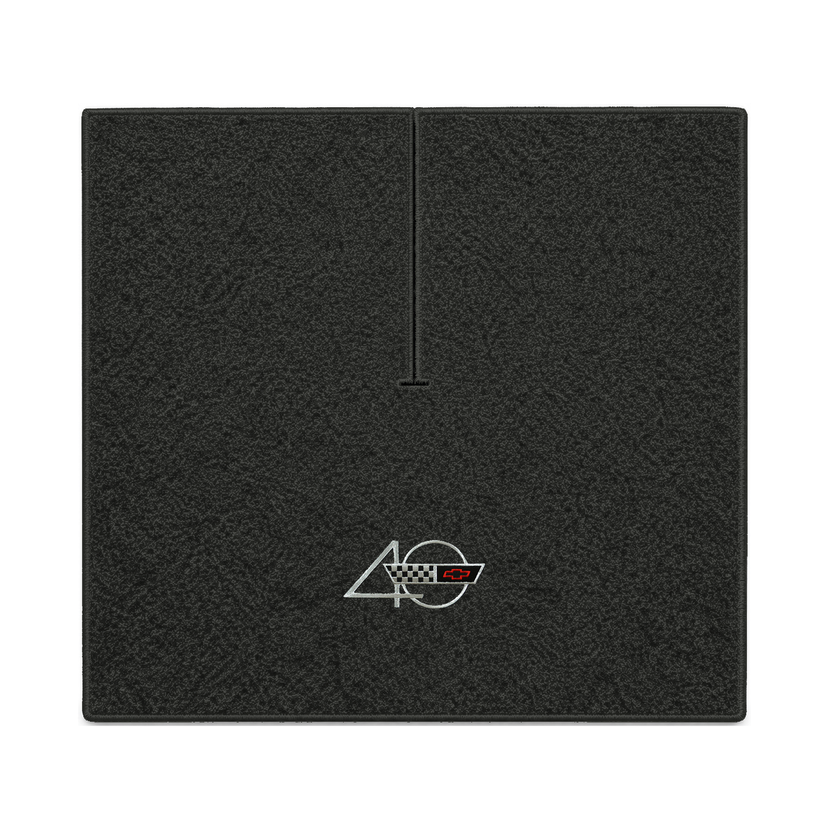 Illustration of 1990 Chevrolet Corvette coupe cargo mat with the #94 40th Anniversary Corvette lo...