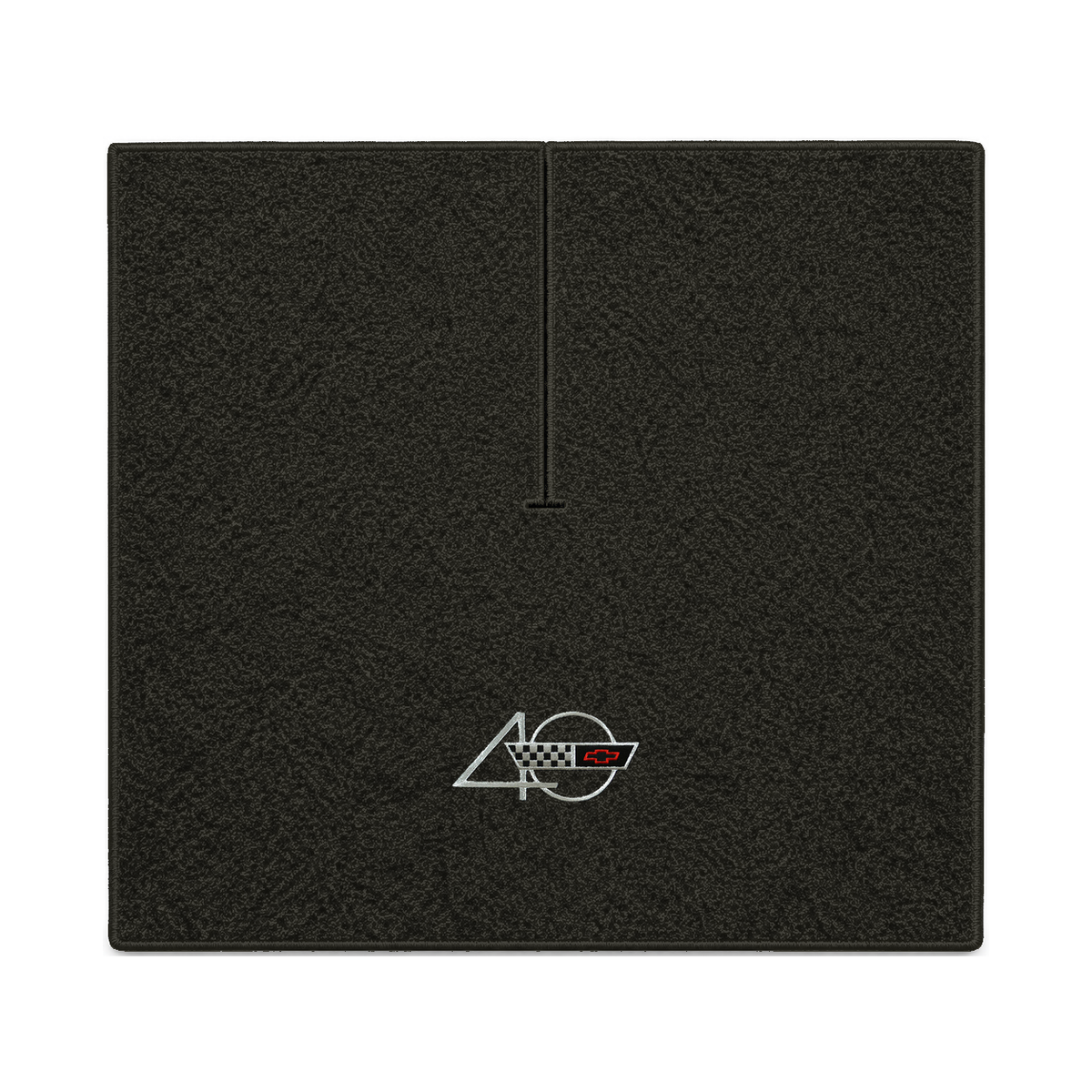 Illustration of 1988 Chevrolet Corvette coupe cargo mat with the #94 40th Anniversary Corvette lo...