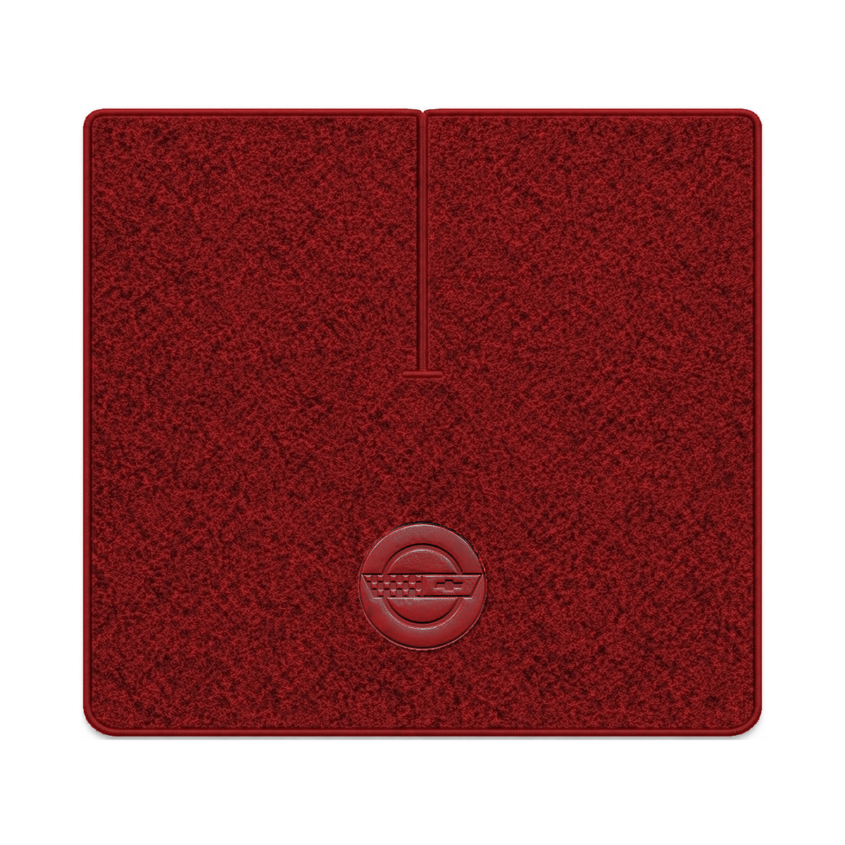 Illustration of 1986 Chevrolet Corvette coupe cargo mat with the #D010 Die-Electric 1984-90 Vette...