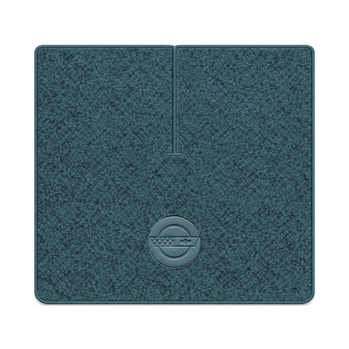 Illustration of 1990 Chevrolet Corvette coupe cargo mat with the #D010 Die-Electric 1984-90 Vette...