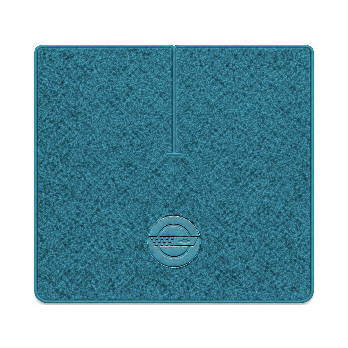 Illustration of 1988 Chevrolet Corvette coupe cargo mat with the #D010 Die-Electric 1984-90 Vette...