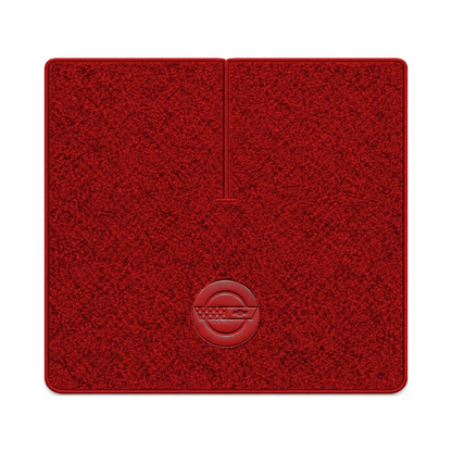 Illustration of 1990 Chevrolet Corvette coupe cargo mat with the #D010 Die-Electric 1984-90 Vette...