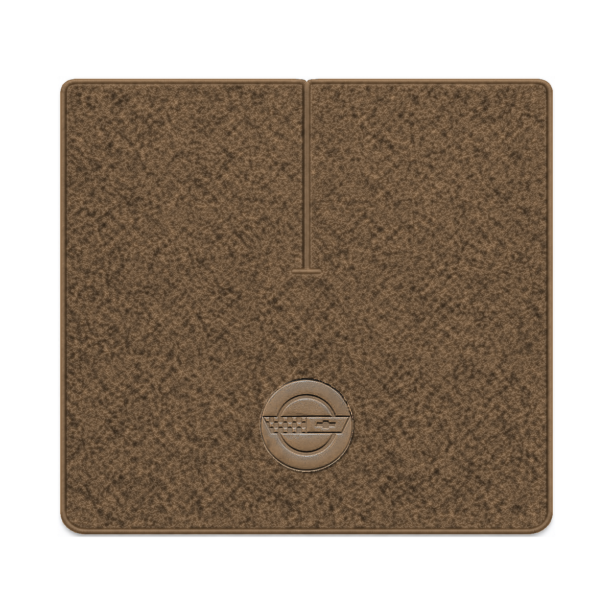 Illustration of 1986 Chevrolet Corvette coupe cargo mat with the #D010 Die-Electric 1984-90 Vette...
