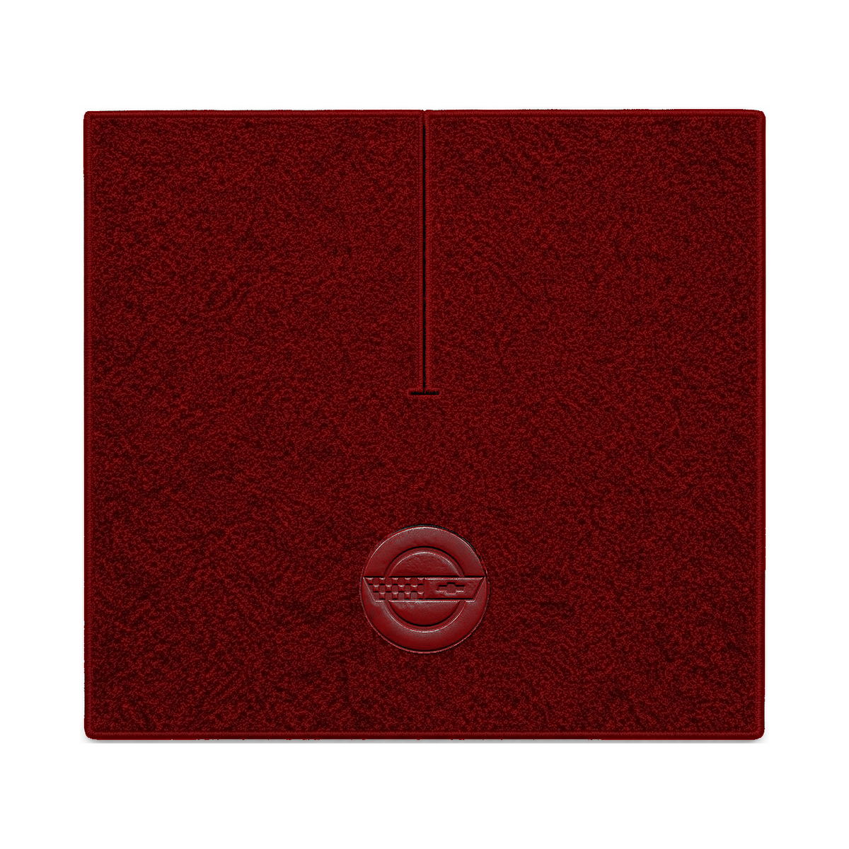 Illustration of 1990 Chevrolet Corvette coupe cargo mat with the #D010 Die-Electric 1984-90 Vette...