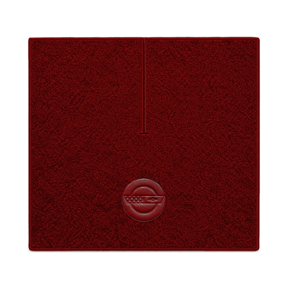 Illustration of 1990 Chevrolet Corvette coupe cargo mat with the #D010 Die-Electric 1984-90 Vette...