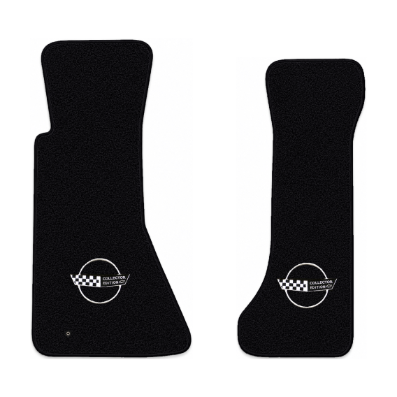 Illustration of 1996 Chevrolet Corvette floor mats without heel pad with the #115 1996 Corvette C...