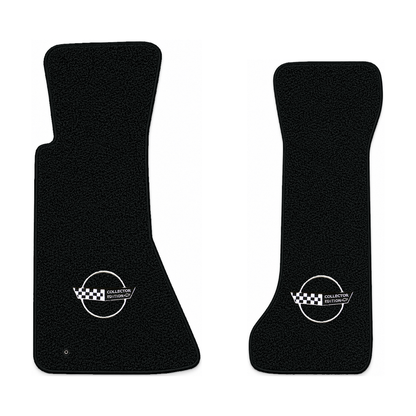 Illustration of 1996 Chevrolet Corvette floor mats without heel pad with the #115 1996 Corvette C...