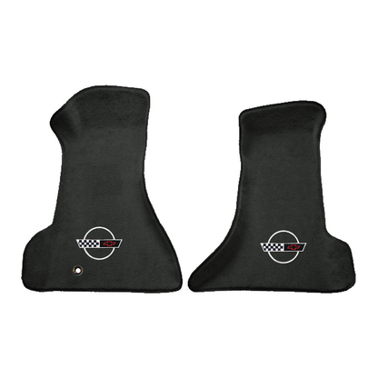 Illustration of 1991 Chevrolet Corvette Premium Contour front floor mats with the #2-S 1991-96 Co...
