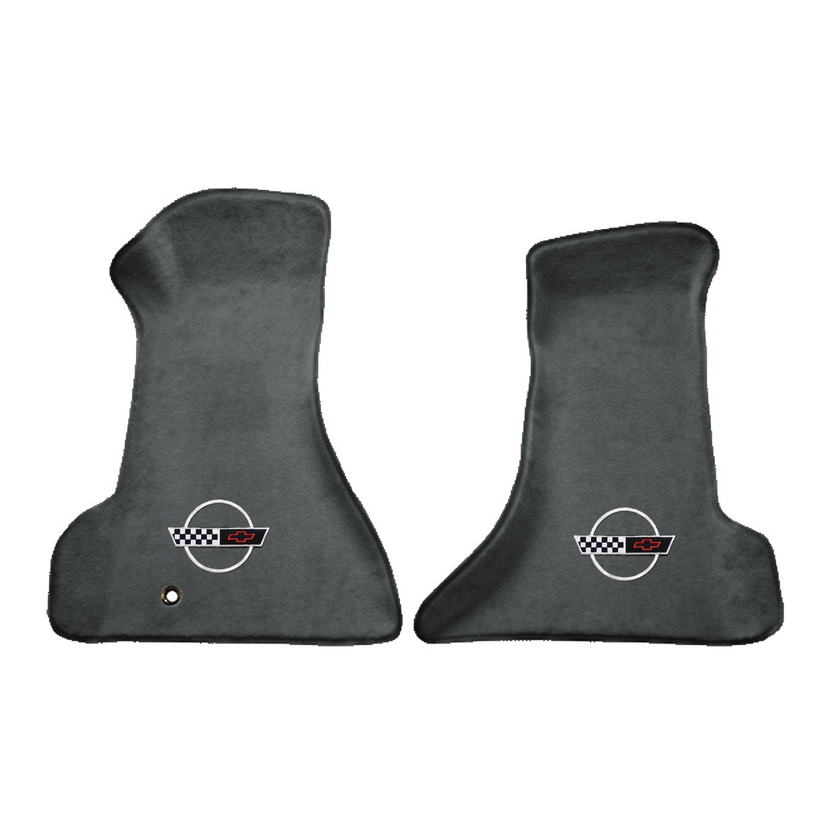 Illustration of 1991 Chevrolet Corvette Premium Contour front floor mats with the #2-S 1991-96 Co...