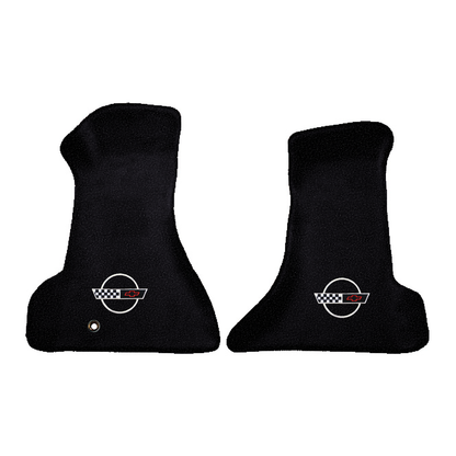 Illustration of 1991 Chevrolet Corvette Premium Contour front floor mats with the #2-S 1991-96 Co...