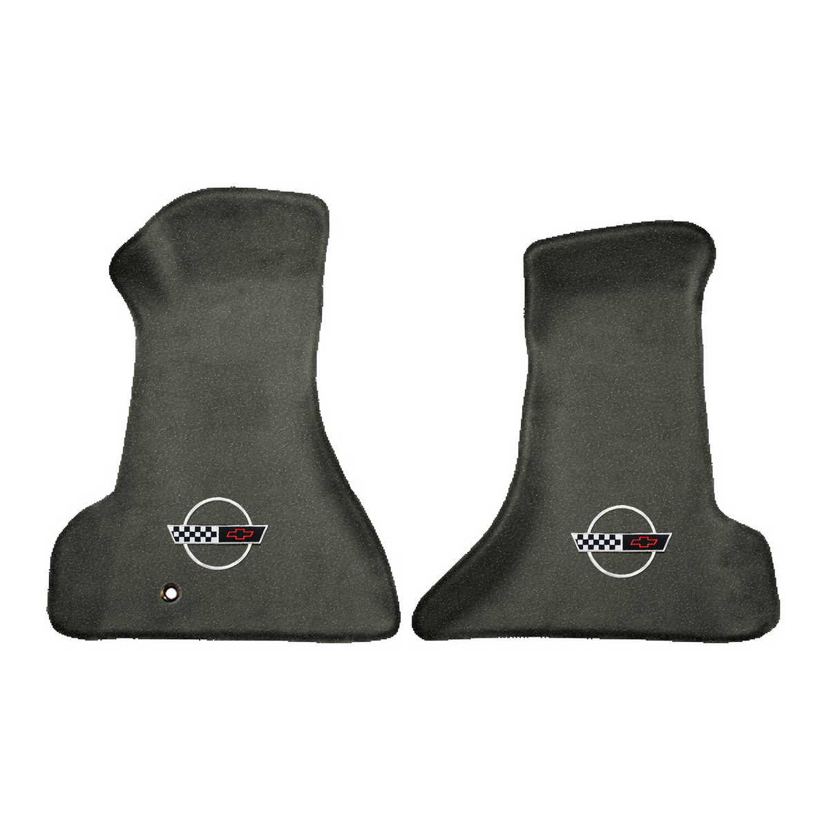 Illustration of 1991 Chevrolet Corvette Premium Contour front floor mats with the #2-S 1991-96 Co...