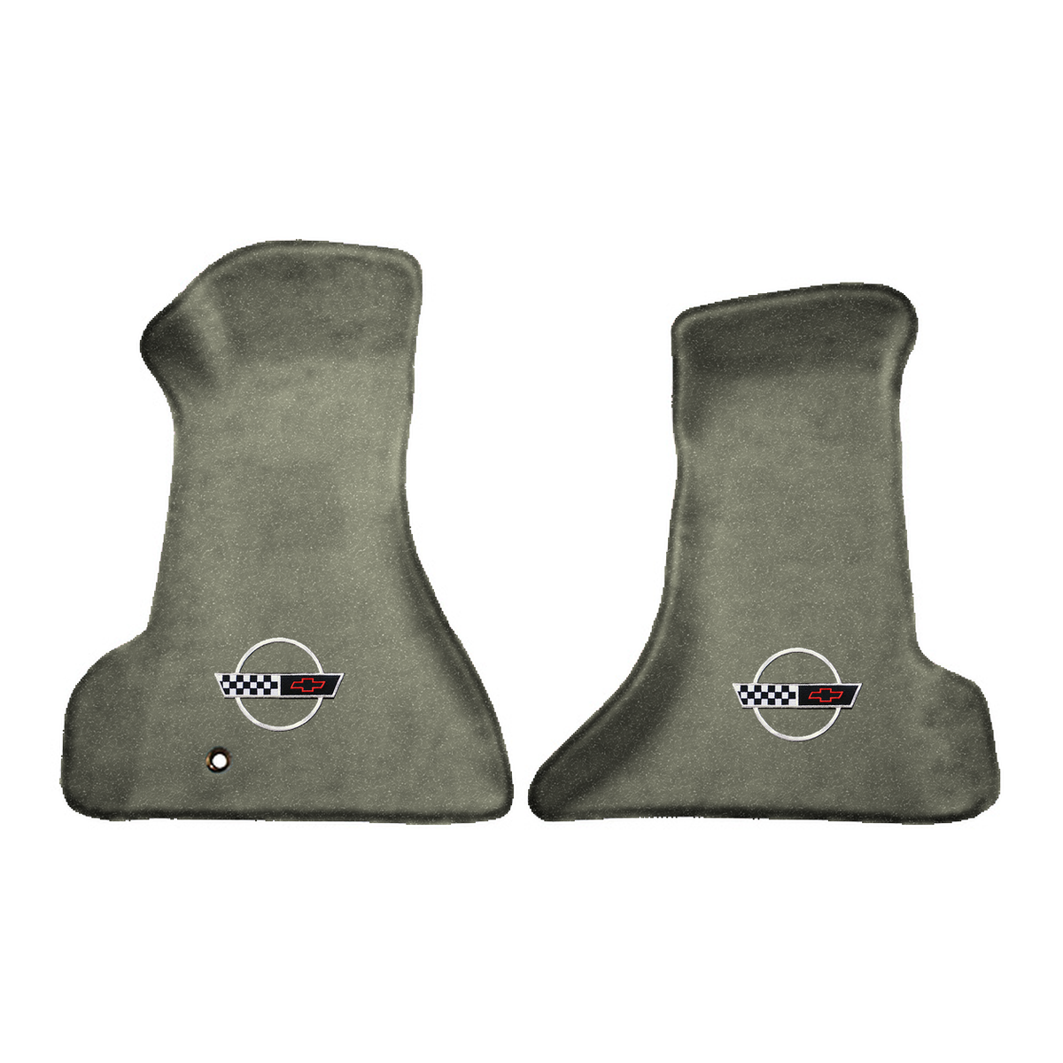 Illustration of 1991 Chevrolet Corvette Premium Contour front floor mats with the #2-S 1991-96 Co...