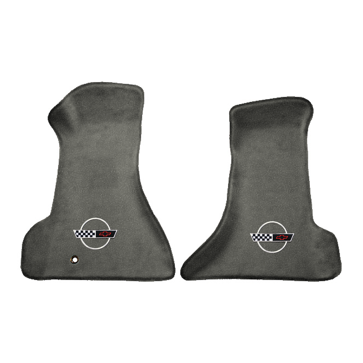 Illustration of 1991 Chevrolet Corvette Premium Contour front floor mats with the #2-S 1991-96 Co...