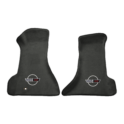 Illustration of 1991 Chevrolet Corvette Premium Contour front floor mats with the #2-S 1991-96 Co...