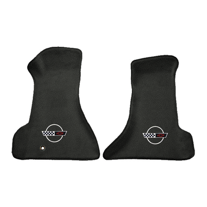 Illustration of 1991 Chevrolet Corvette Premium Contour front floor mats with the #2-S 1991-96 Co...