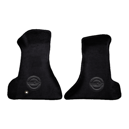 Illustration of 1993 Chevrolet Corvette Premium Contour front floor mats with the #D010 Die-Elect...