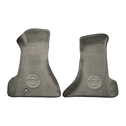 Illustration of 1989 Chevrolet Corvette Premium Contour front floor mats with the #D010 Die-Elect...