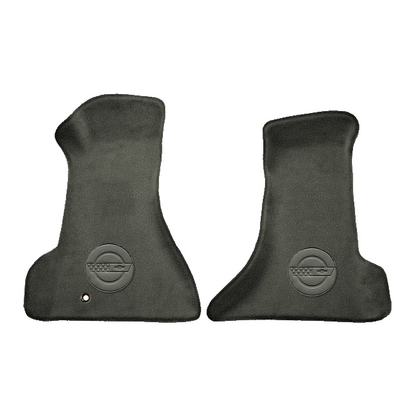 Illustration of 1986 Chevrolet Corvette Premium Contour front floor mats with the #D010 Die-Elect...