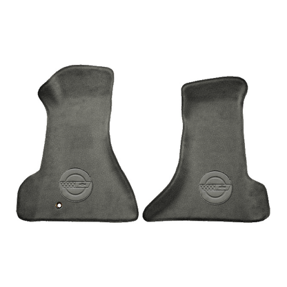 Illustration of 1987 Chevrolet Corvette Premium Contour front floor mats with the #D010 Die-Elect...