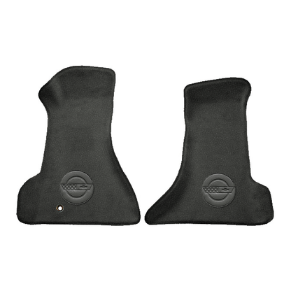 Illustration of 1996 Chevrolet Corvette Premium Contour front floor mats with the #D010 Die-Elect...