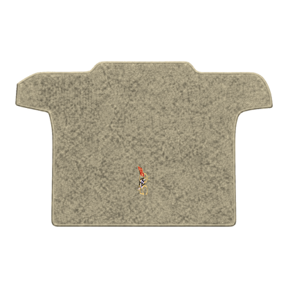 Illustration of 2002 Chevrolet Corvette convertible cargo mat with the #227 2003 50th Anniversary...