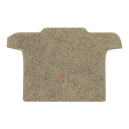 Illustration of 2002 Chevrolet Corvette convertible cargo mat with the #227 2003 50th Anniversary...